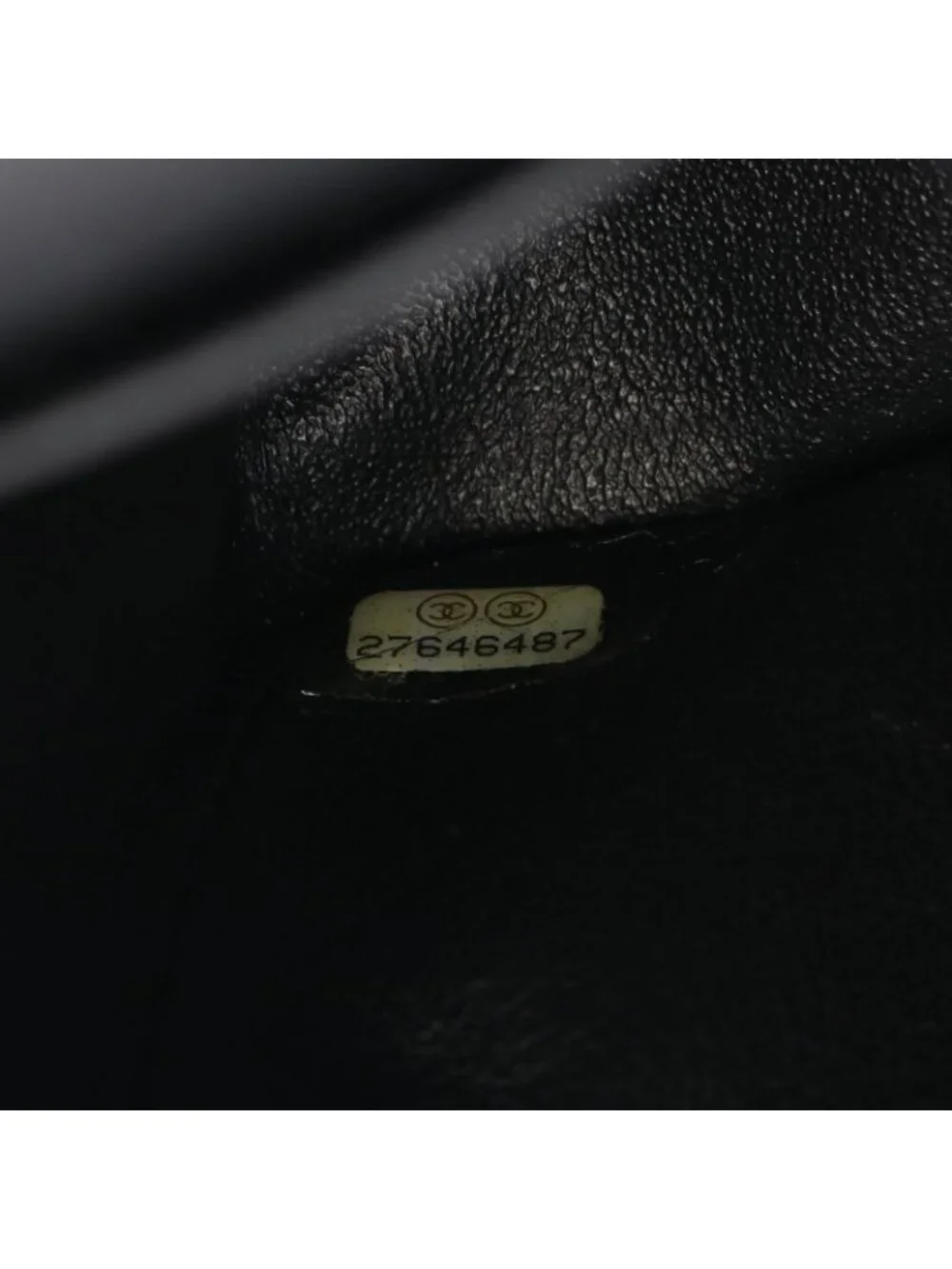 Chanel Shoulder Bag Chevron Stitch Double Flap Black Caviar Leather Chain